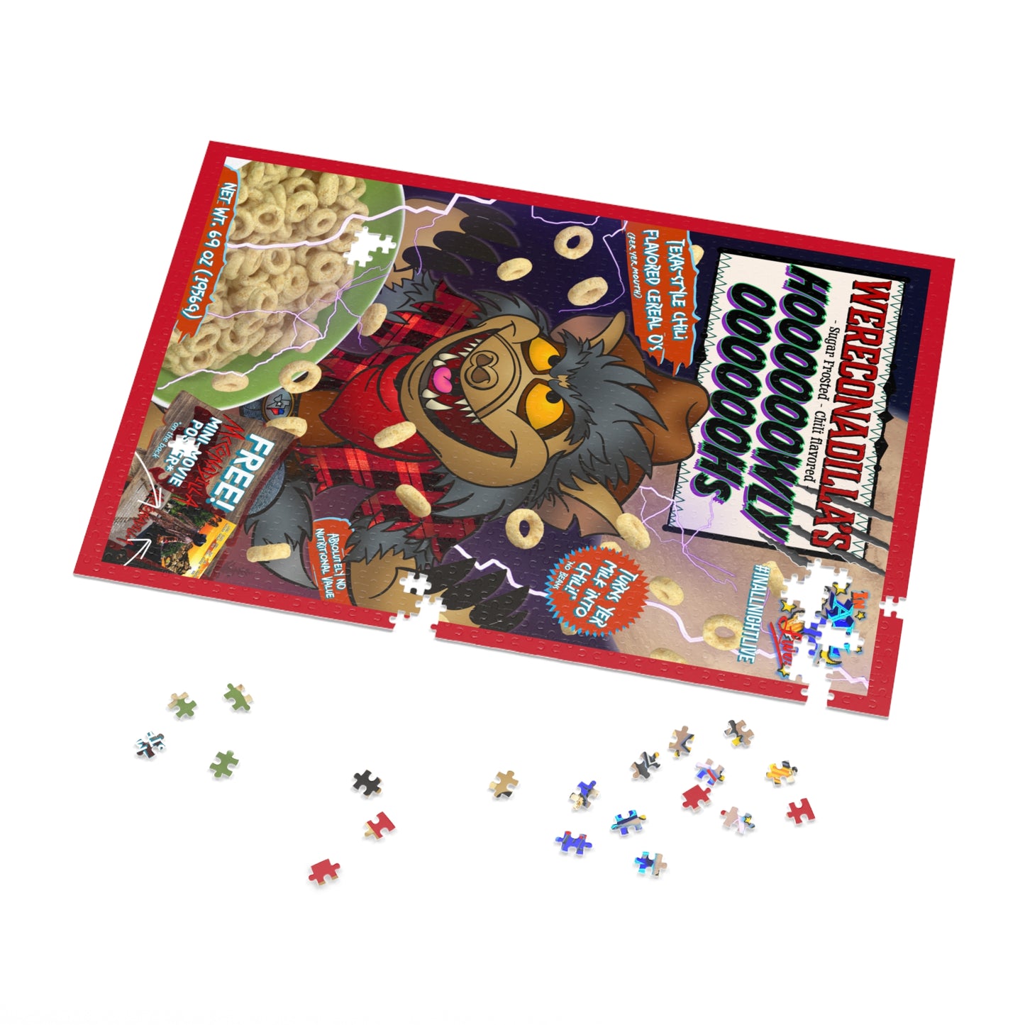 2024 Halloween - WereConadilla's Sugar Frosted Howly OOOOOOHs - Jigsaw Puzzle (1000-Piece)