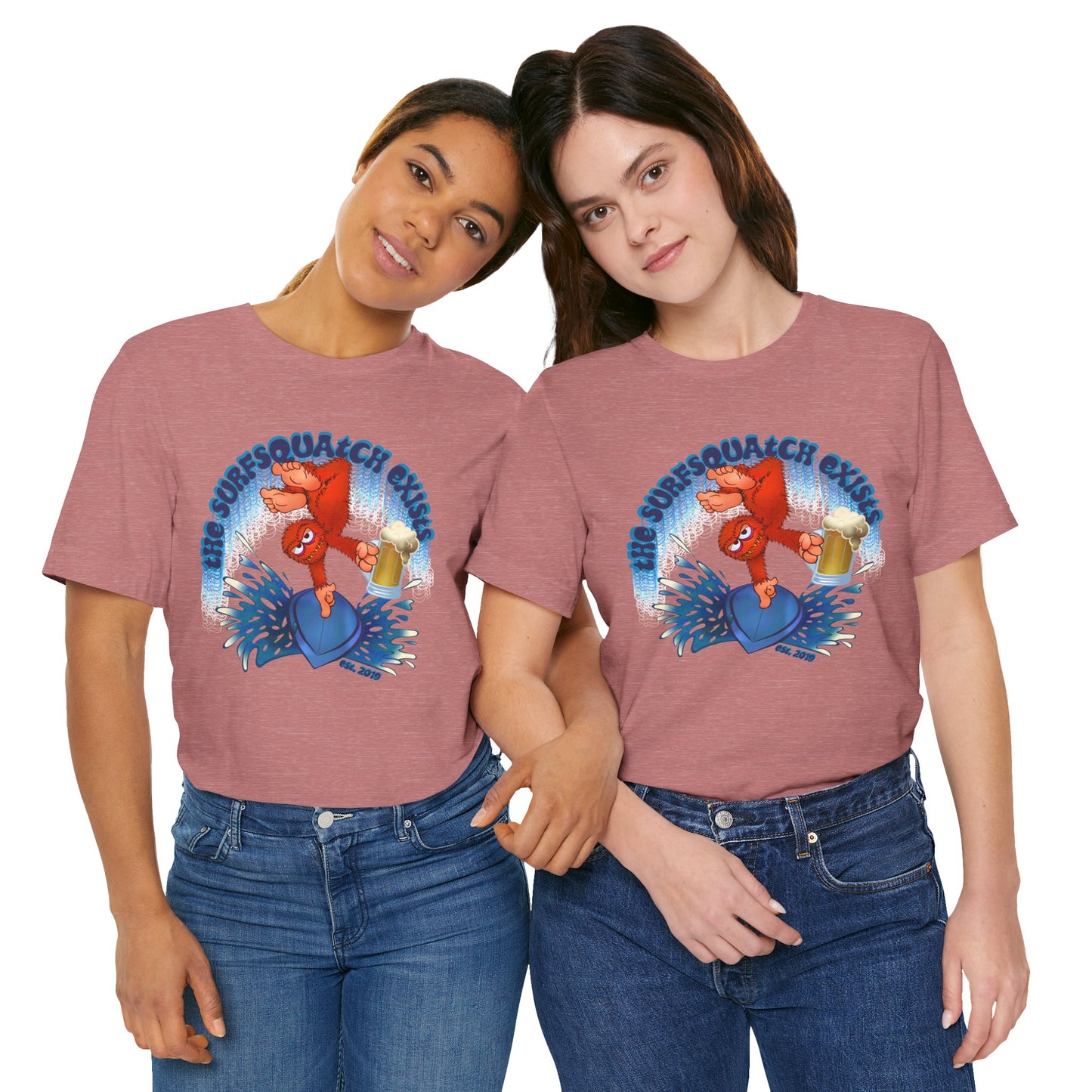 Kerby the Surfsquatch - Pose on the Nose - Unisex Tee