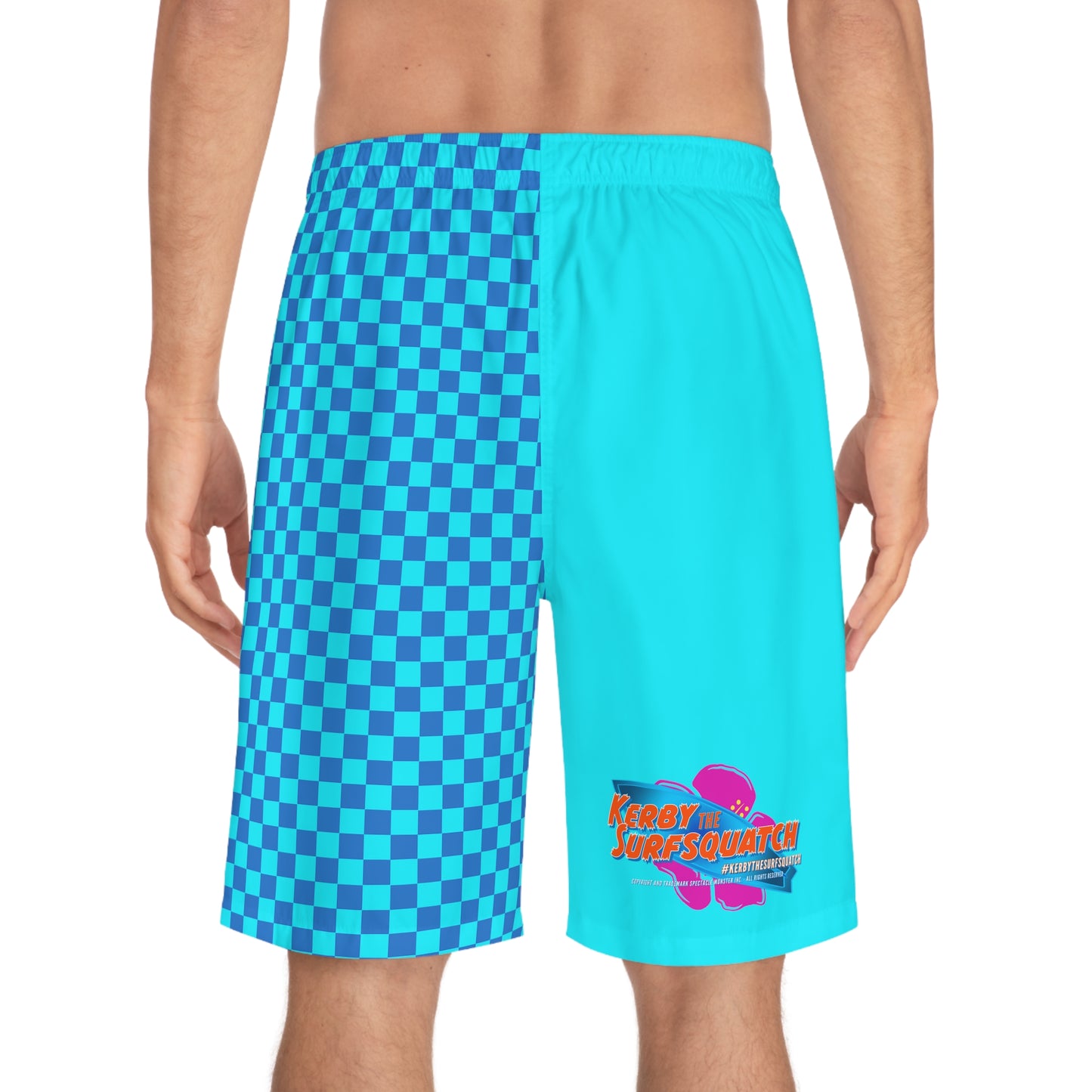 Kerby the Surfsquatch - The Surfsquatch Exists - Men's Board Shorts