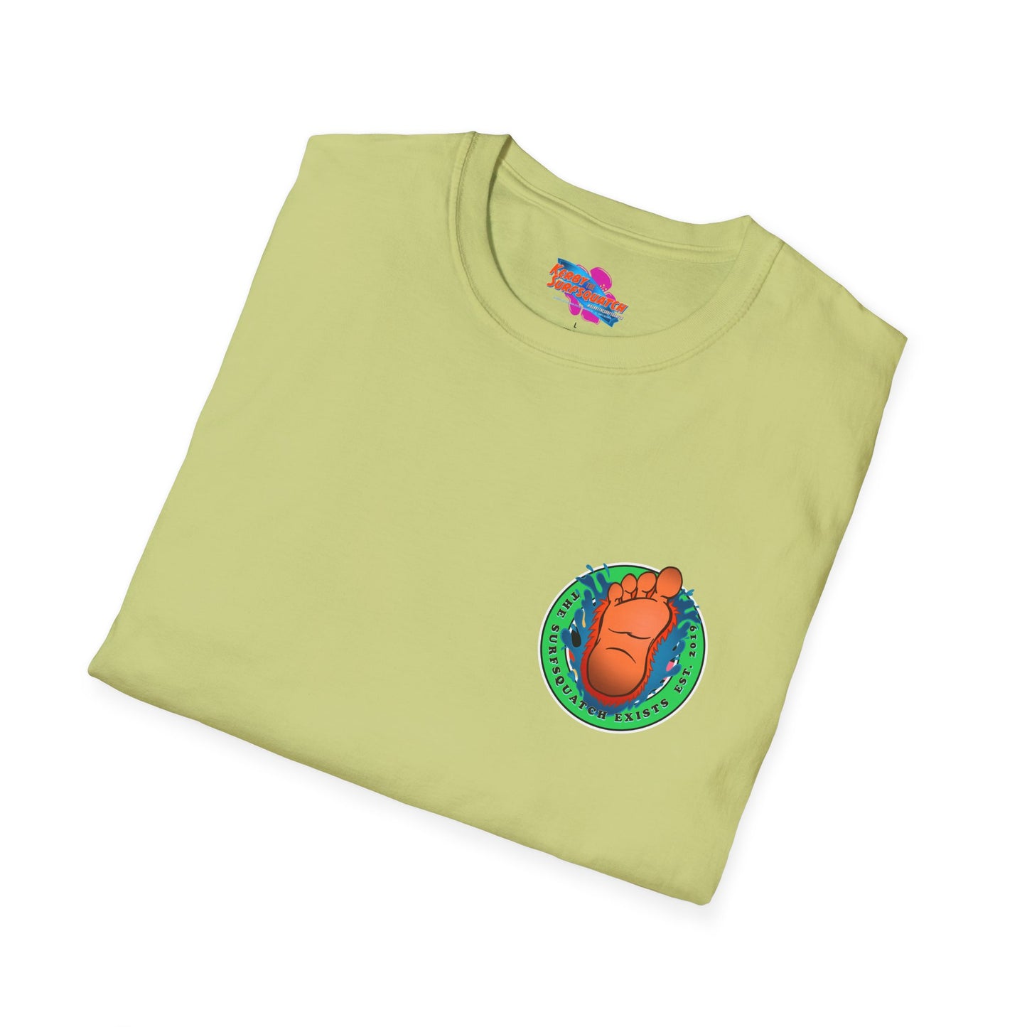 Kerby the Surfsquatch - Surfsquatch, Defined - Unisex Softstyle T-Shirt