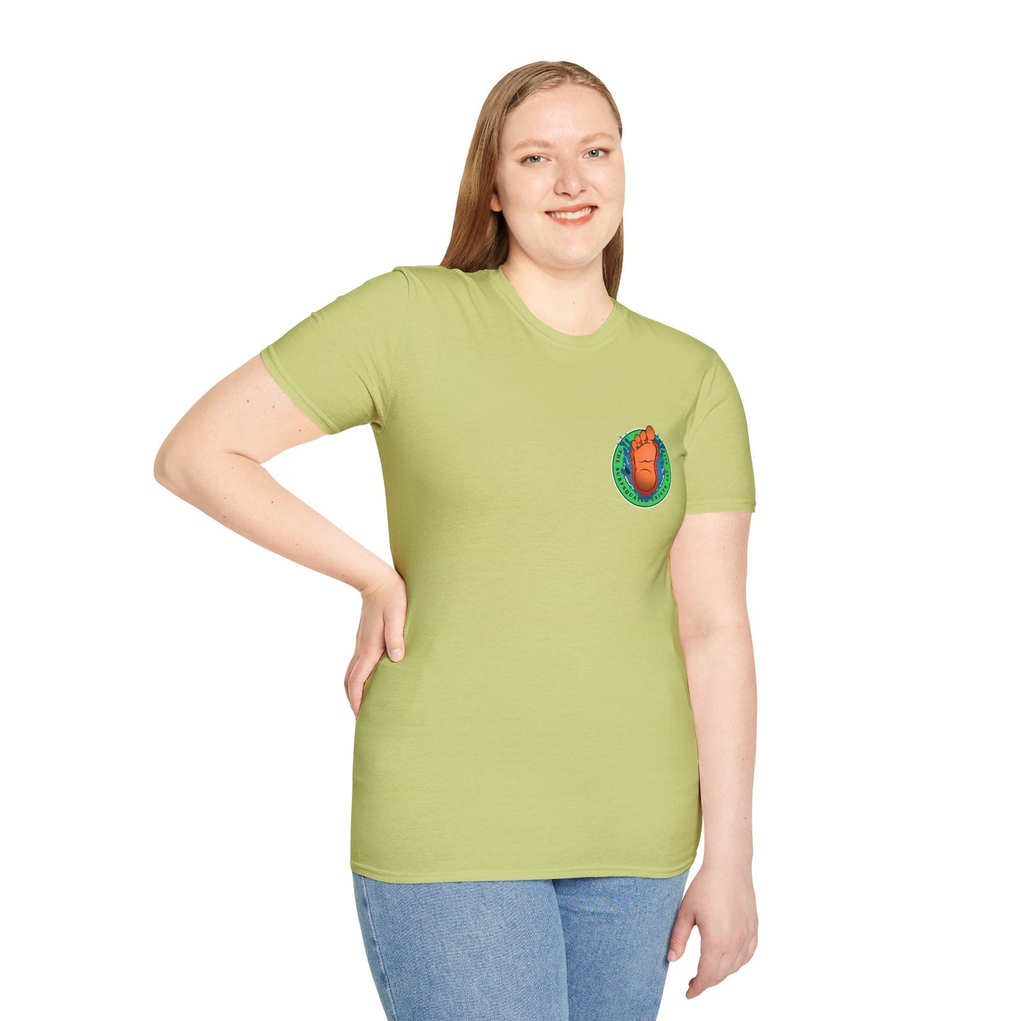 Kerby the Surfsquatch - Surfsquatch, Defined - Unisex Softstyle T-Shirt