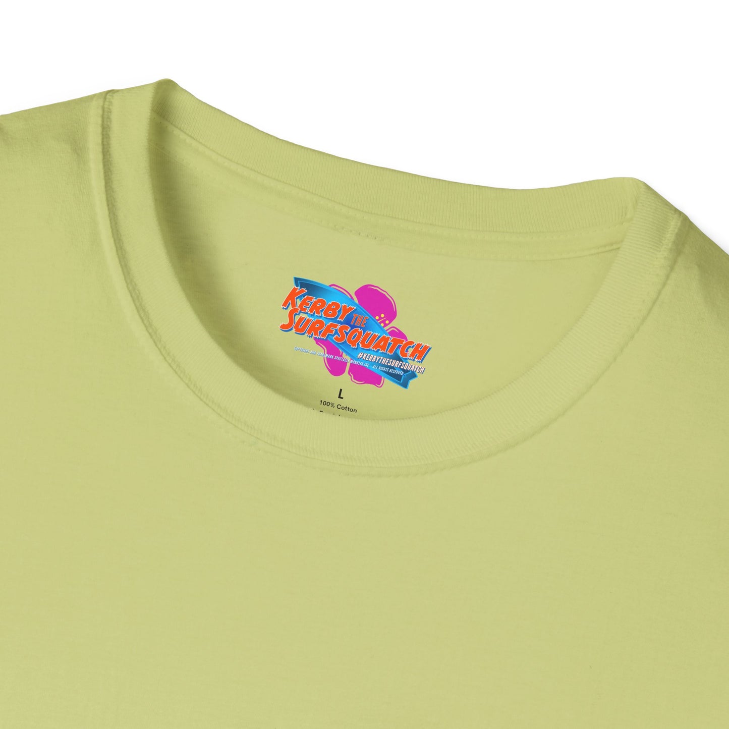 Kerby the Surfsquatch - Surfsquatch, Defined - Unisex Softstyle T-Shirt