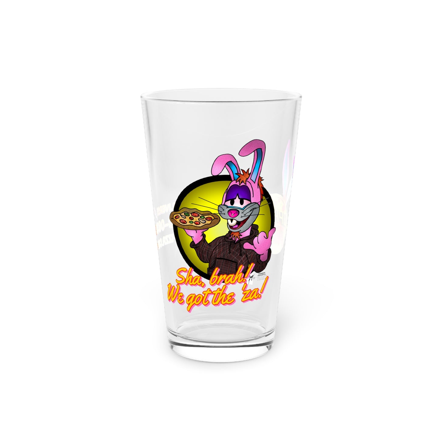 Hopper’s Pizza -  Pint Glass, 16oz