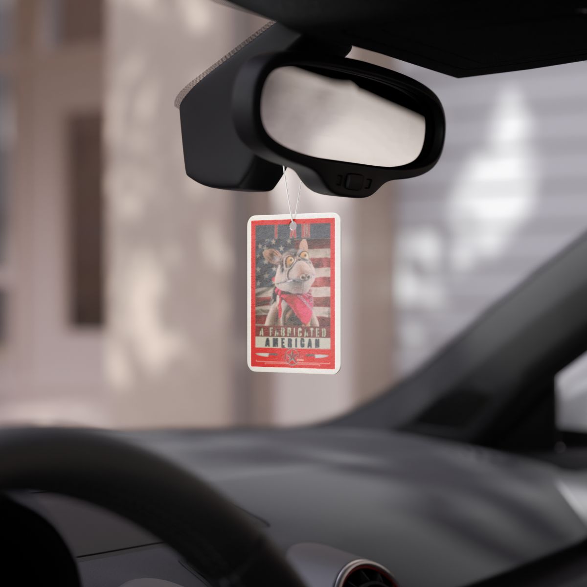 McConadilla - I Am a Fabricated American - Car Air Freshener