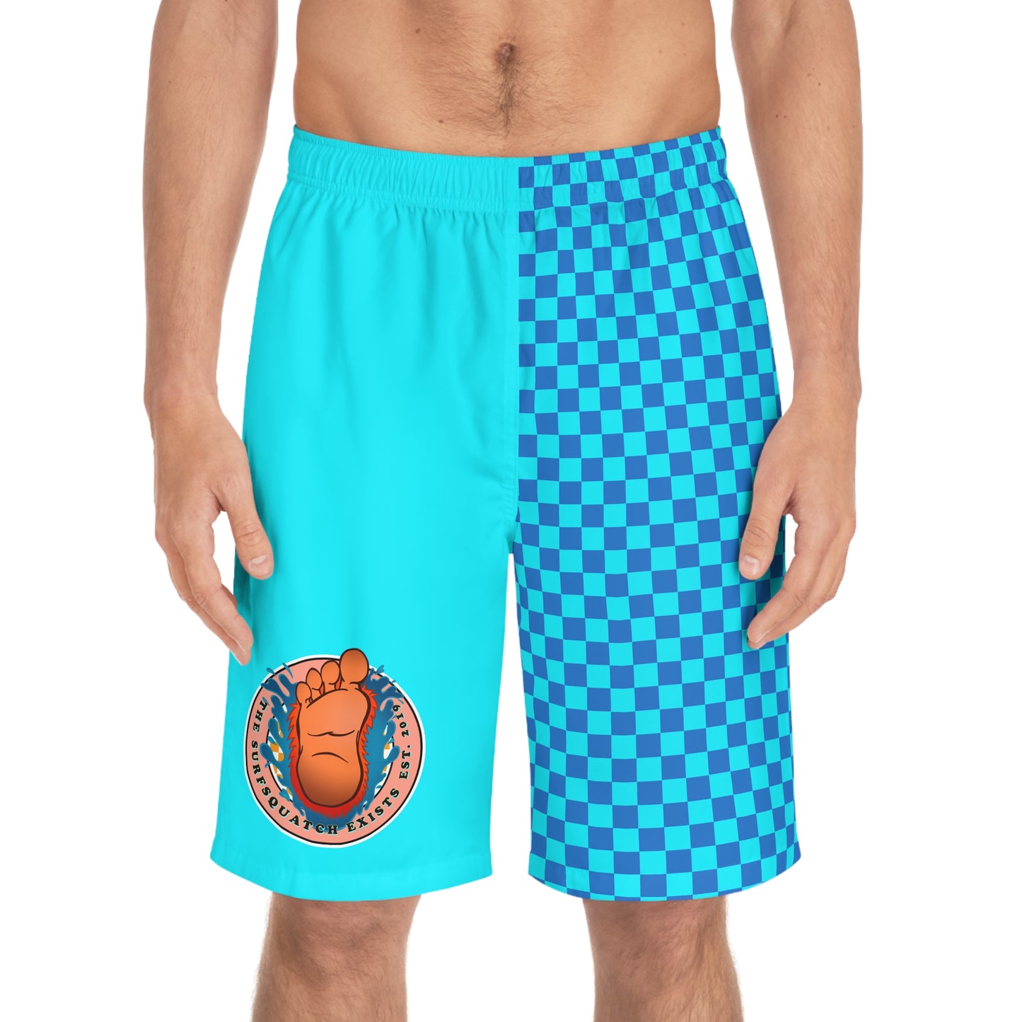 Kerby the Surfsquatch - The Surfsquatch Exists - Men's Board Shorts