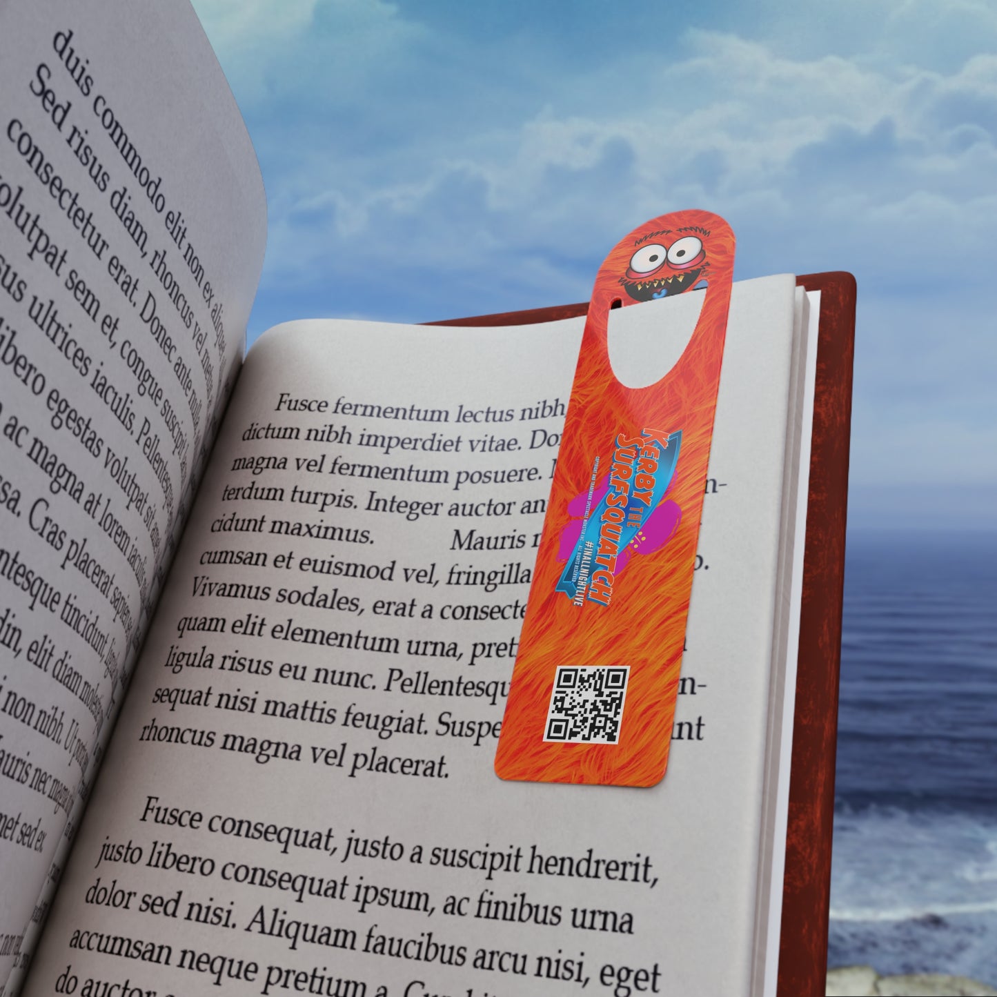 Kerby the Surfsquatch - Metal Bookmark