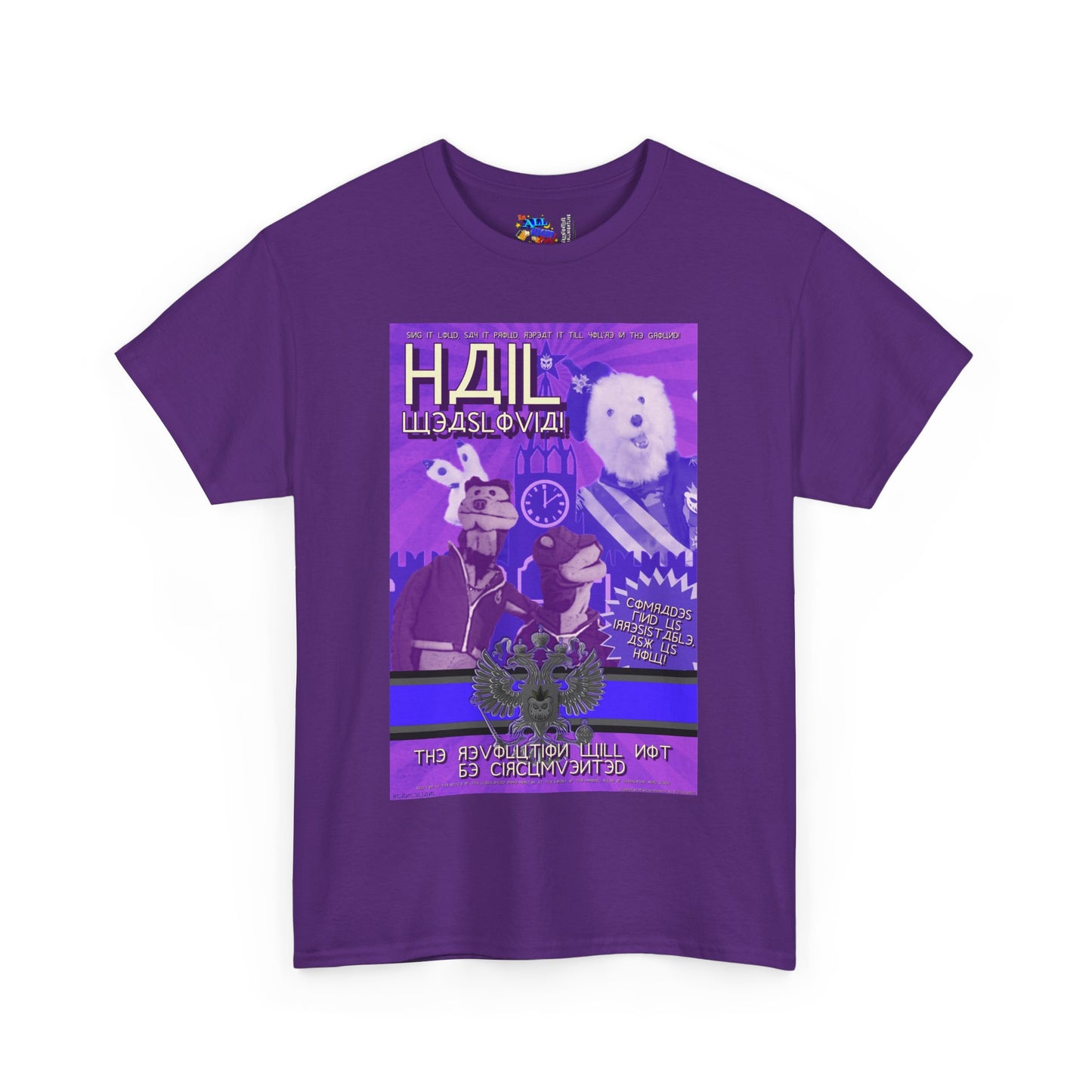 Weaslovian Propaganda Poster - Unisex Heavy Cotton Tee