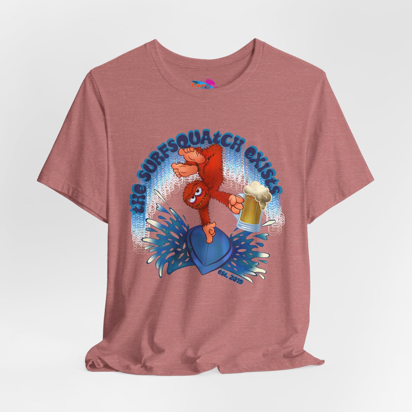 Kerby the Surfsquatch - Pose on the Nose - Unisex Tee