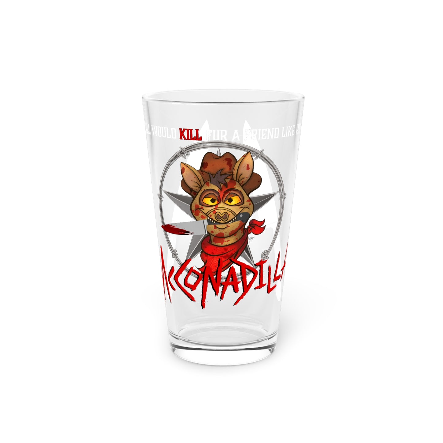 McConadilla Movie - Pint Glass, 16oz