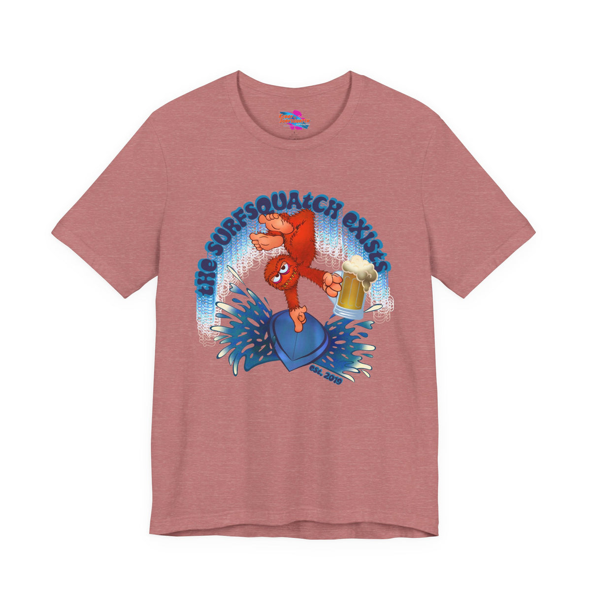Kerby the Surfsquatch - Pose on the Nose - Unisex Tee
