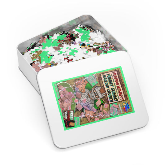 2024 Halloween - Meatbag Mummy's Yummy Gummy Mallow Crunch - Jigsaw Puzzle (1000-Piece)