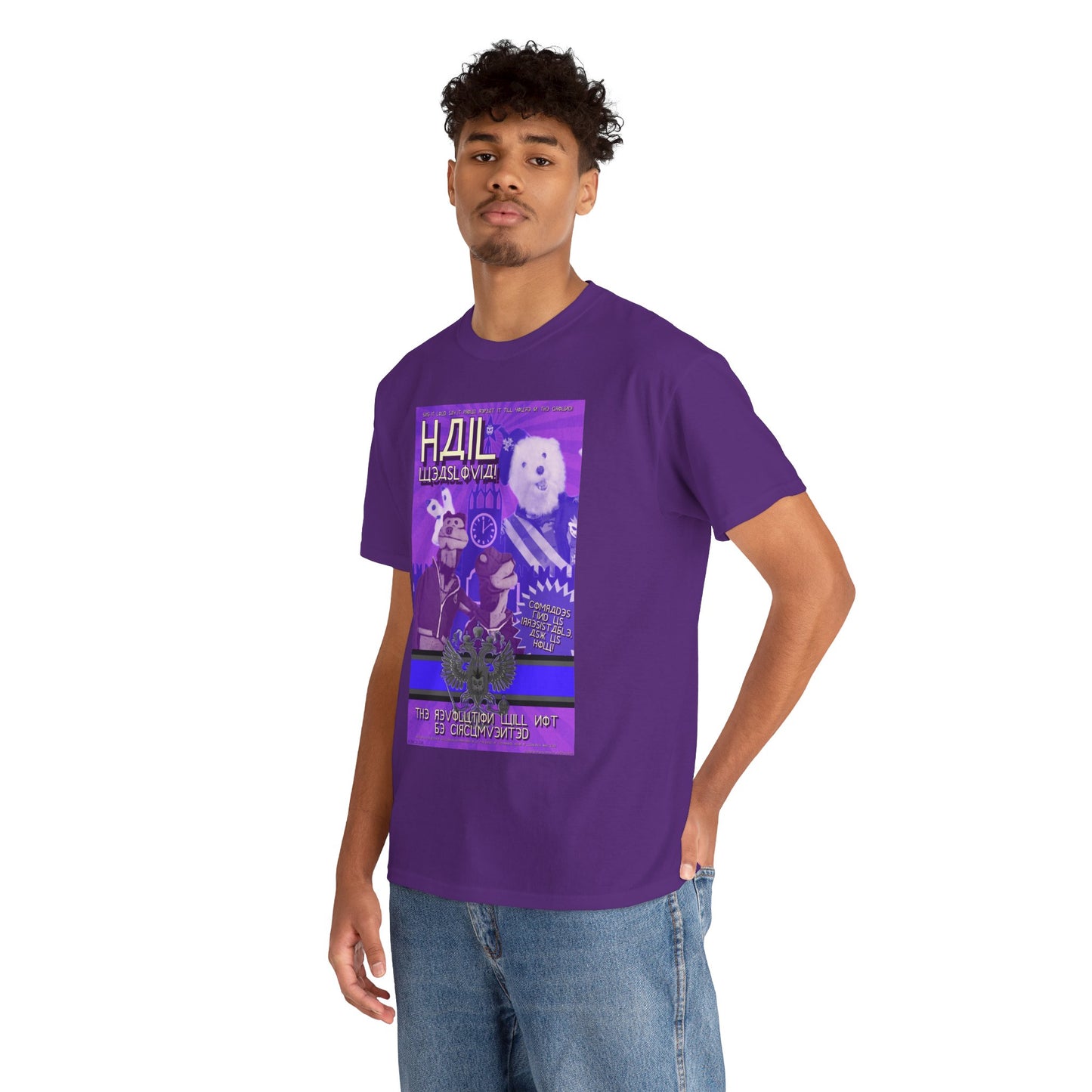 Weaslovian Propaganda Poster - Unisex Heavy Cotton Tee