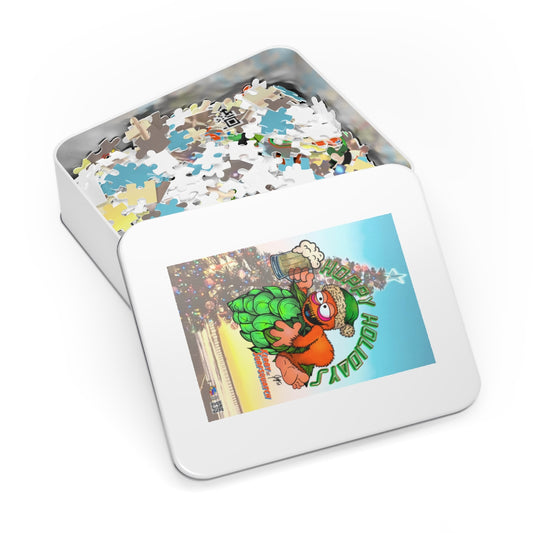 Kerby the Surfsquatch - Hoppy Holidays - Jigsaw Puzzle (1000-Piece)