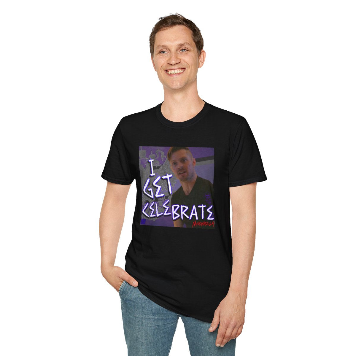 McConadilla - I Get Celebrate - Unisex Softstyle T-Shirt