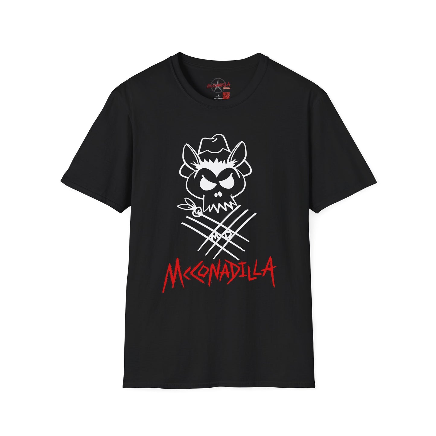 McConadilla - Dilla Skull Tag - Unisex Softstyle T-Shirt