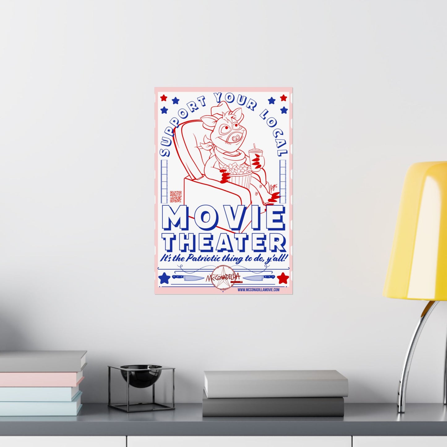 McConadilla - Support Your Local Movie Theater - Poster