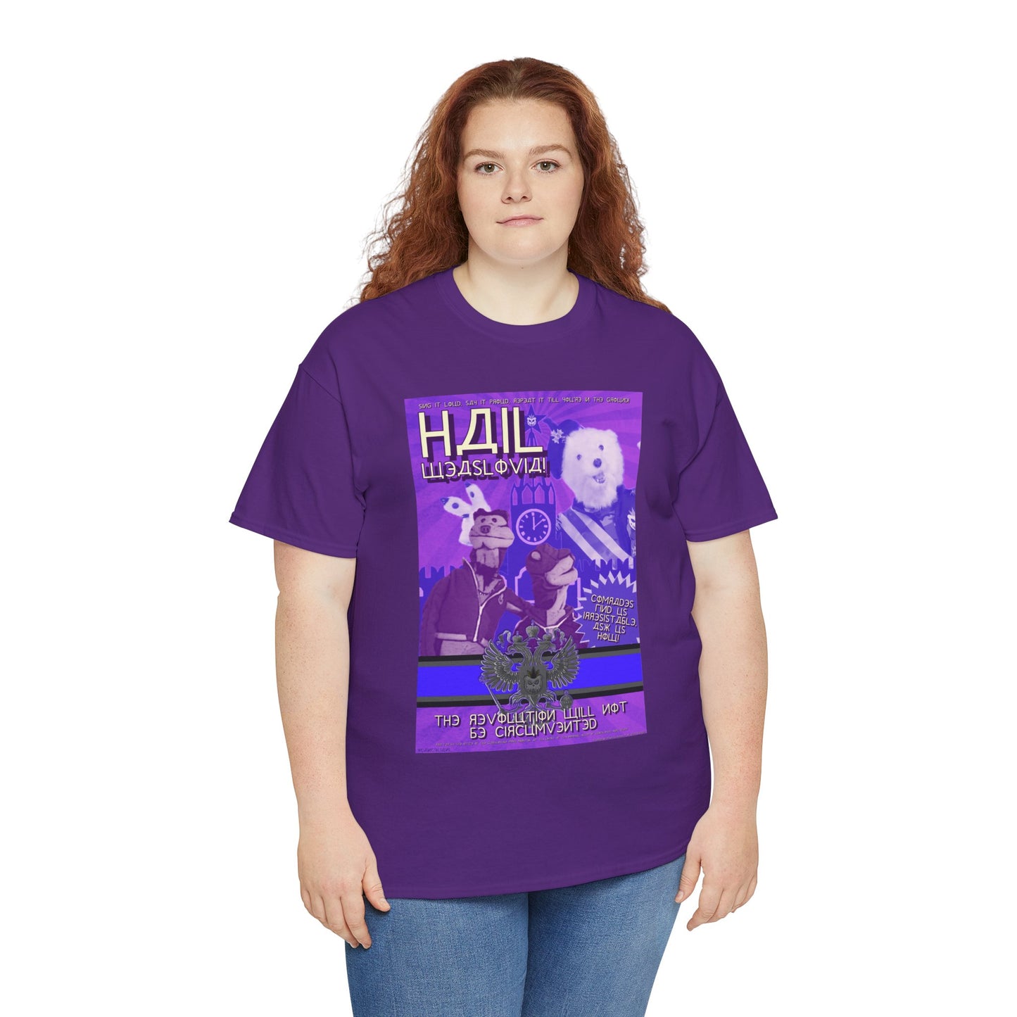 Weaslovian Propaganda Poster - Unisex Heavy Cotton Tee