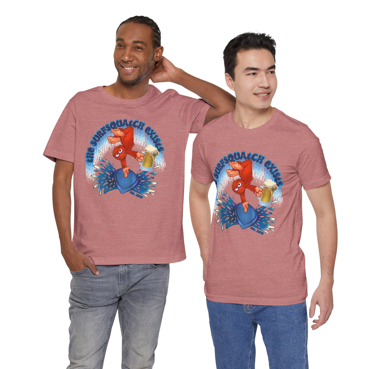 Kerby the Surfsquatch - Pose on the Nose - Unisex Tee