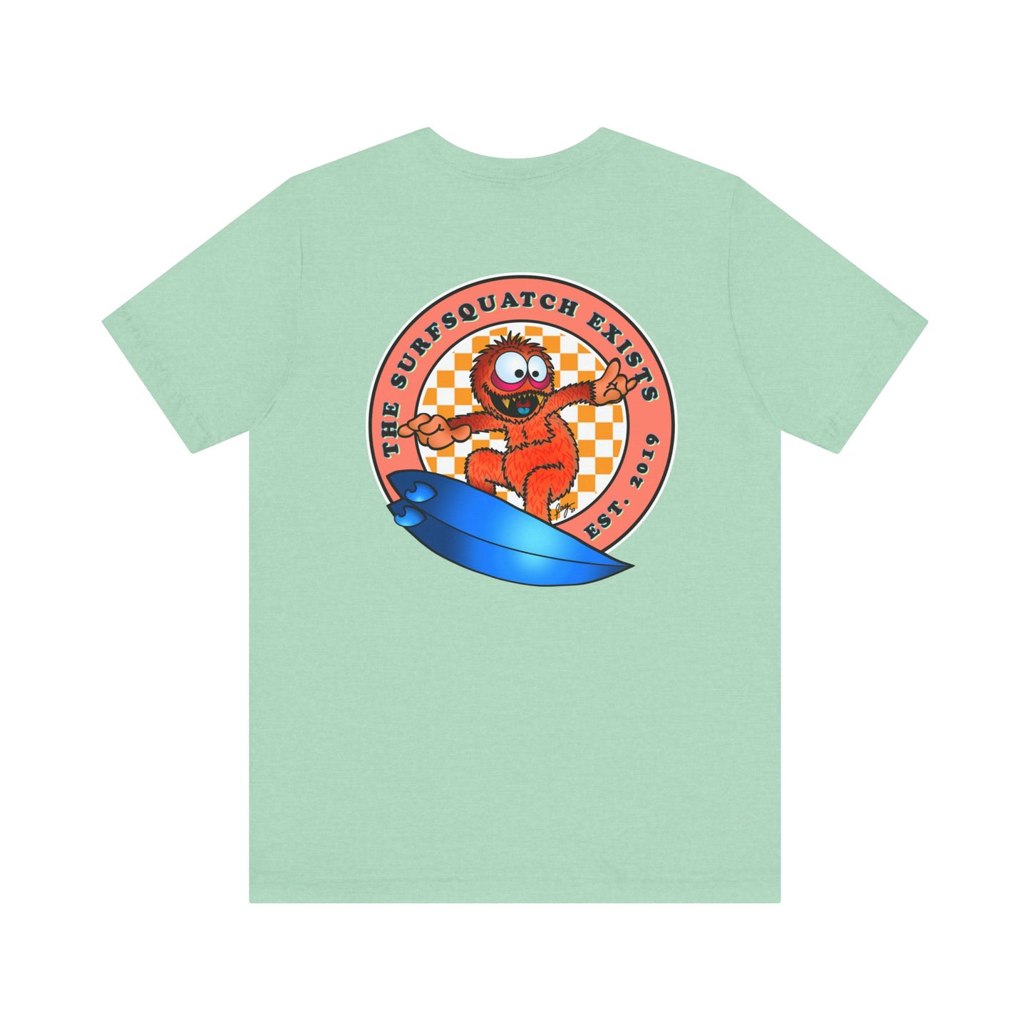 Kerby the Surfsquatch - The Surfsquatch Exists - T-Shirt