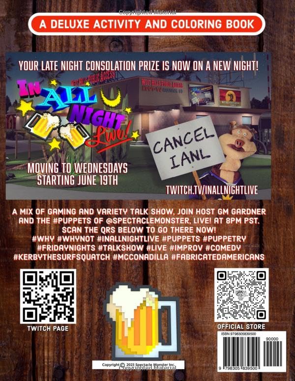 McConadilla - Official Activity Book: An Activity Book Companion Celebrating “In All Night, Live!” co-host, McConadilla!