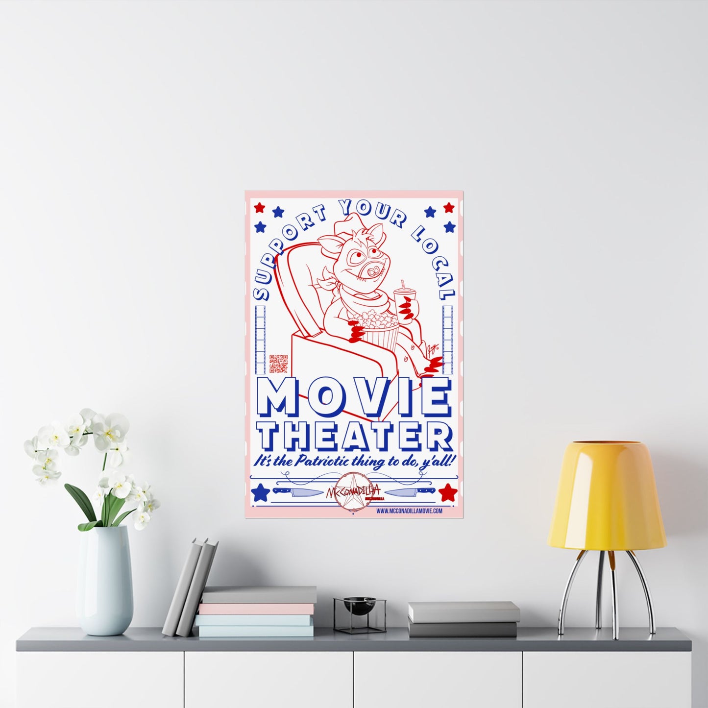 McConadilla - Support Your Local Movie Theater - Poster