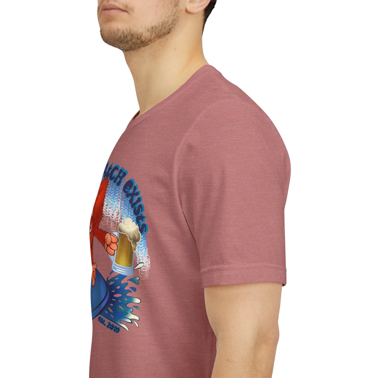 Kerby the Surfsquatch - Pose on the Nose - Unisex Tee