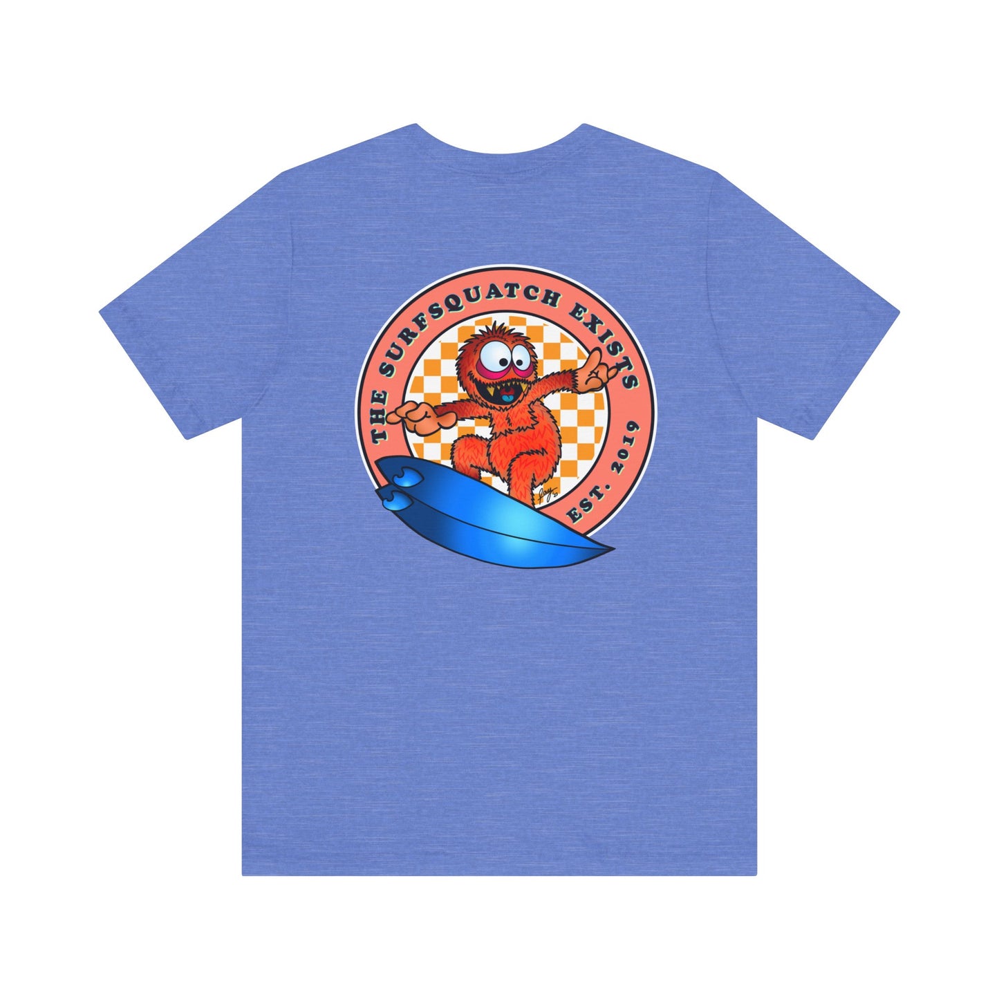 Kerby the Surfsquatch - The Surfsquatch Exists - T-Shirt