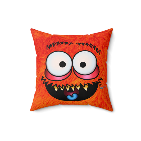 Kerby the Surfsquatch - FACE! - Square Pillow