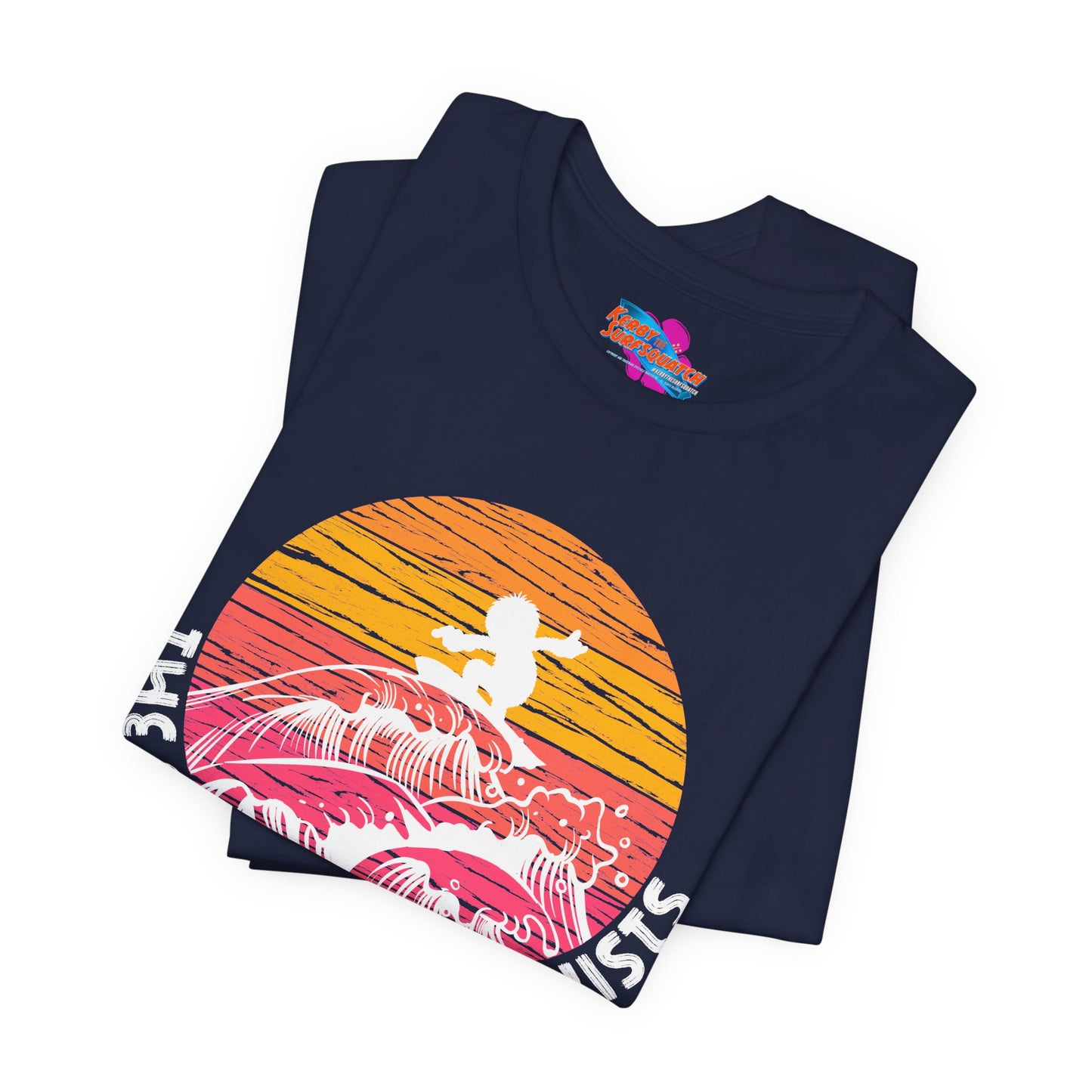 Kerby the Surfsquatch - The Surfsquatch Exists - Ragged Sunset - Unisex Tee