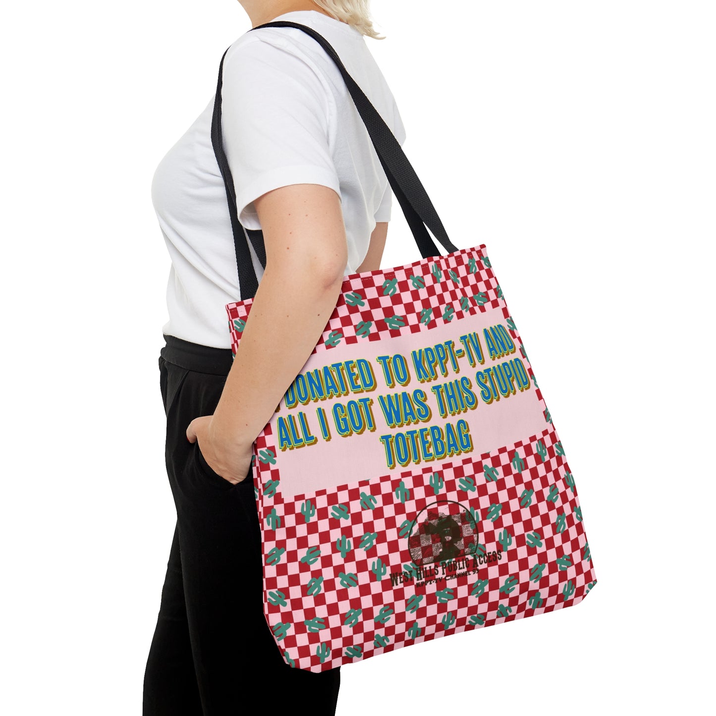KPPT-TV- West Hills Public Access Ch. 93 - Donation Tote Bag