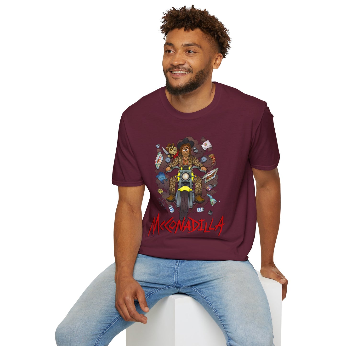 McConadilla Movie - Motor Dilla Madman - Unisex Heavy Cotton Tee