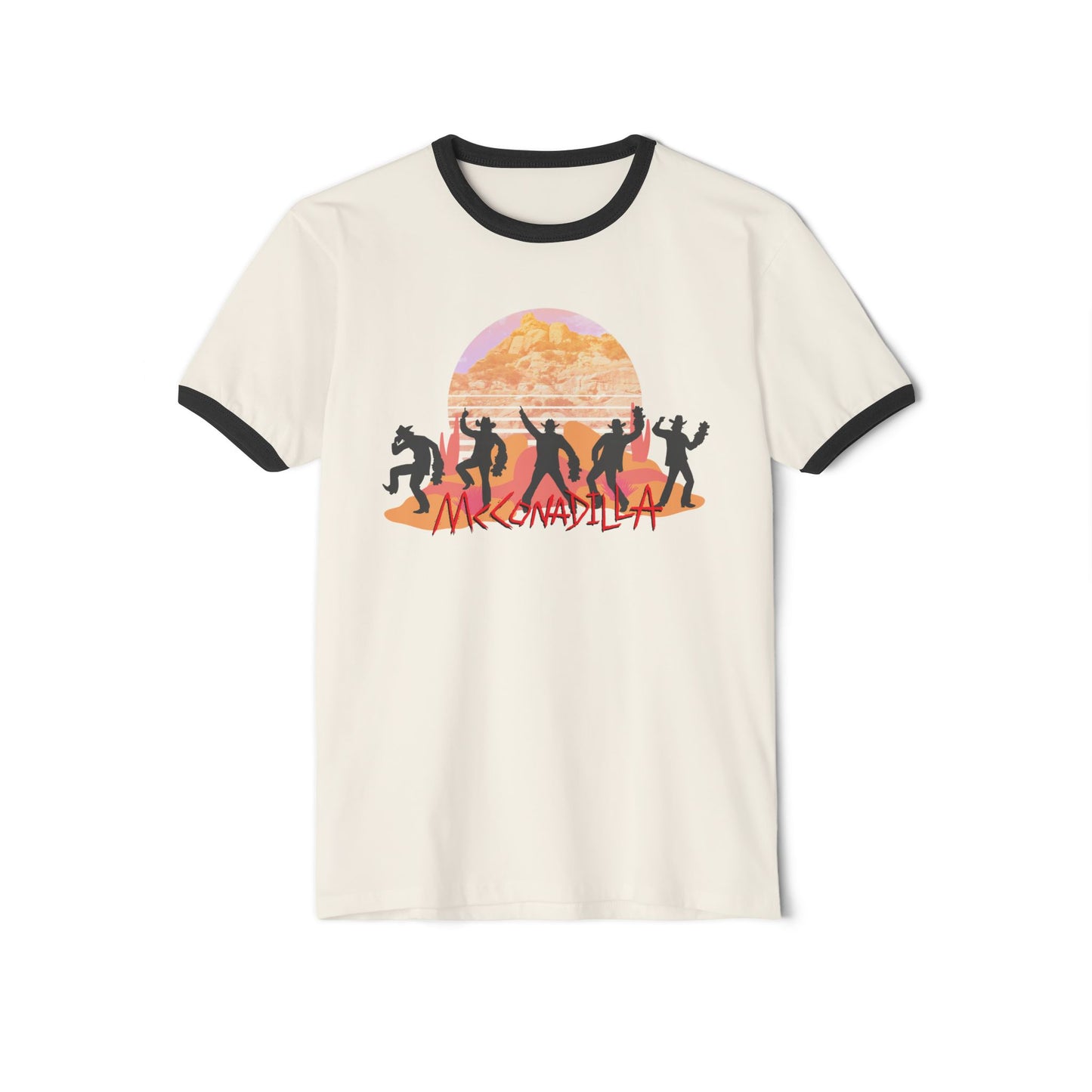 McConnadilla - Dancin' Meatbag - Unisex Cotton Ringer T-Shirt