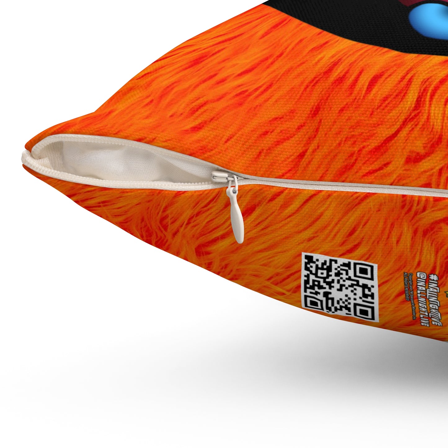 Kerby the Surfsquatch - FACE! - Square Pillow