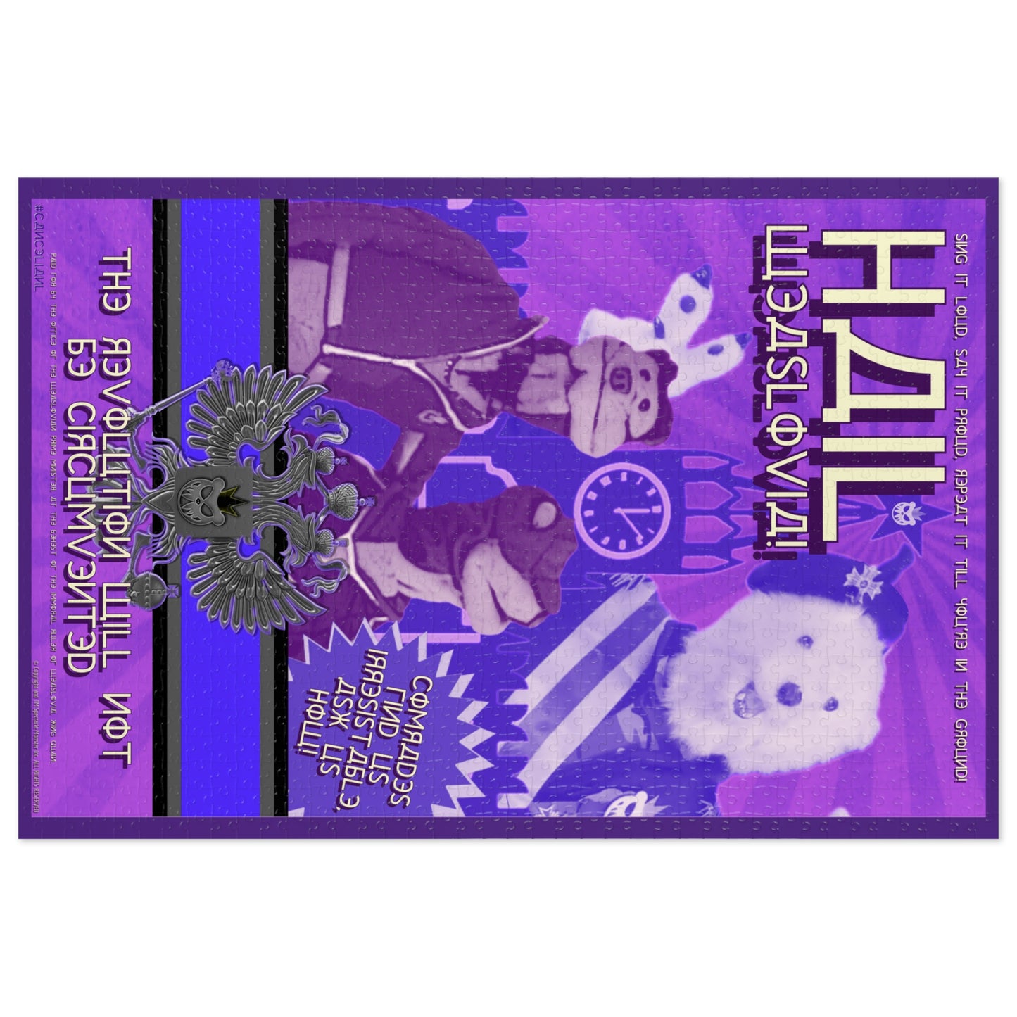 Weaslovian Propaganda Poster - Jigsaw Puzzle (1000-Piece)