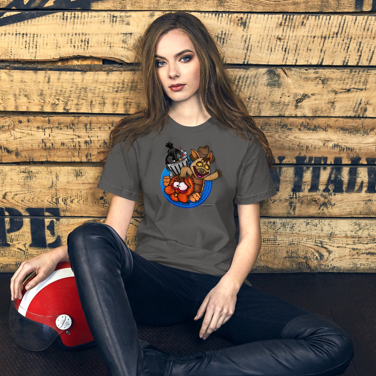 Kerby the Surfsquatch and McConadilla - Dumpster Dudes! -Unisex Tee