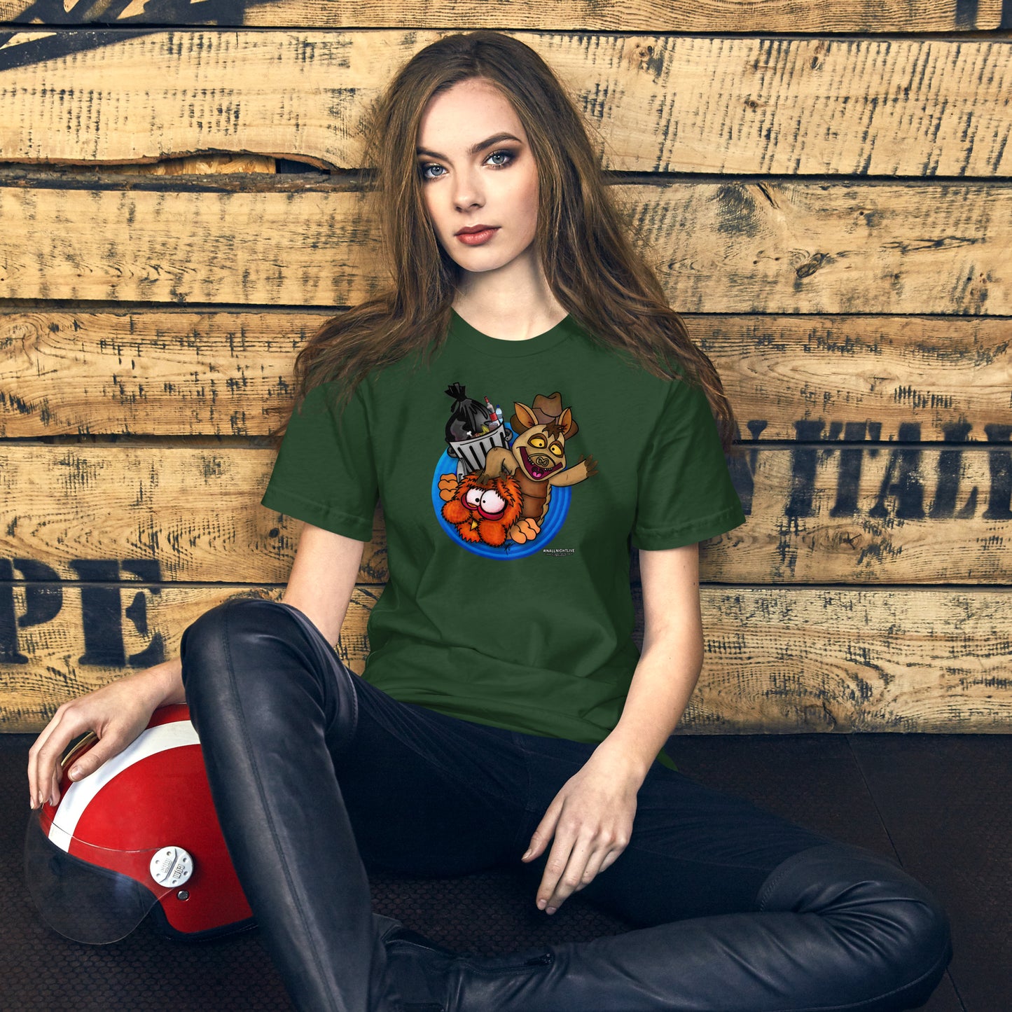 Kerby the Surfsquatch and McConadilla - Dumpster Dudes! -Unisex Tee