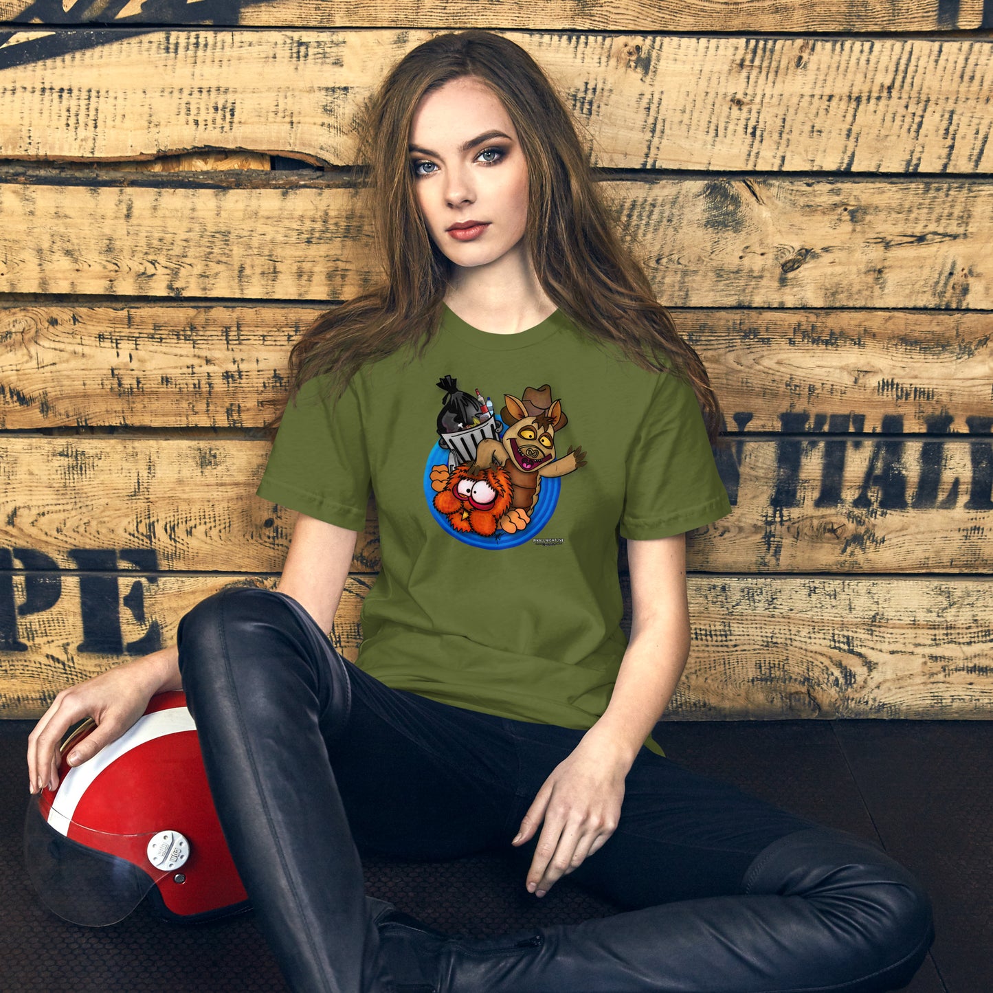 Kerby the Surfsquatch and McConadilla - Dumpster Dudes! -Unisex Tee