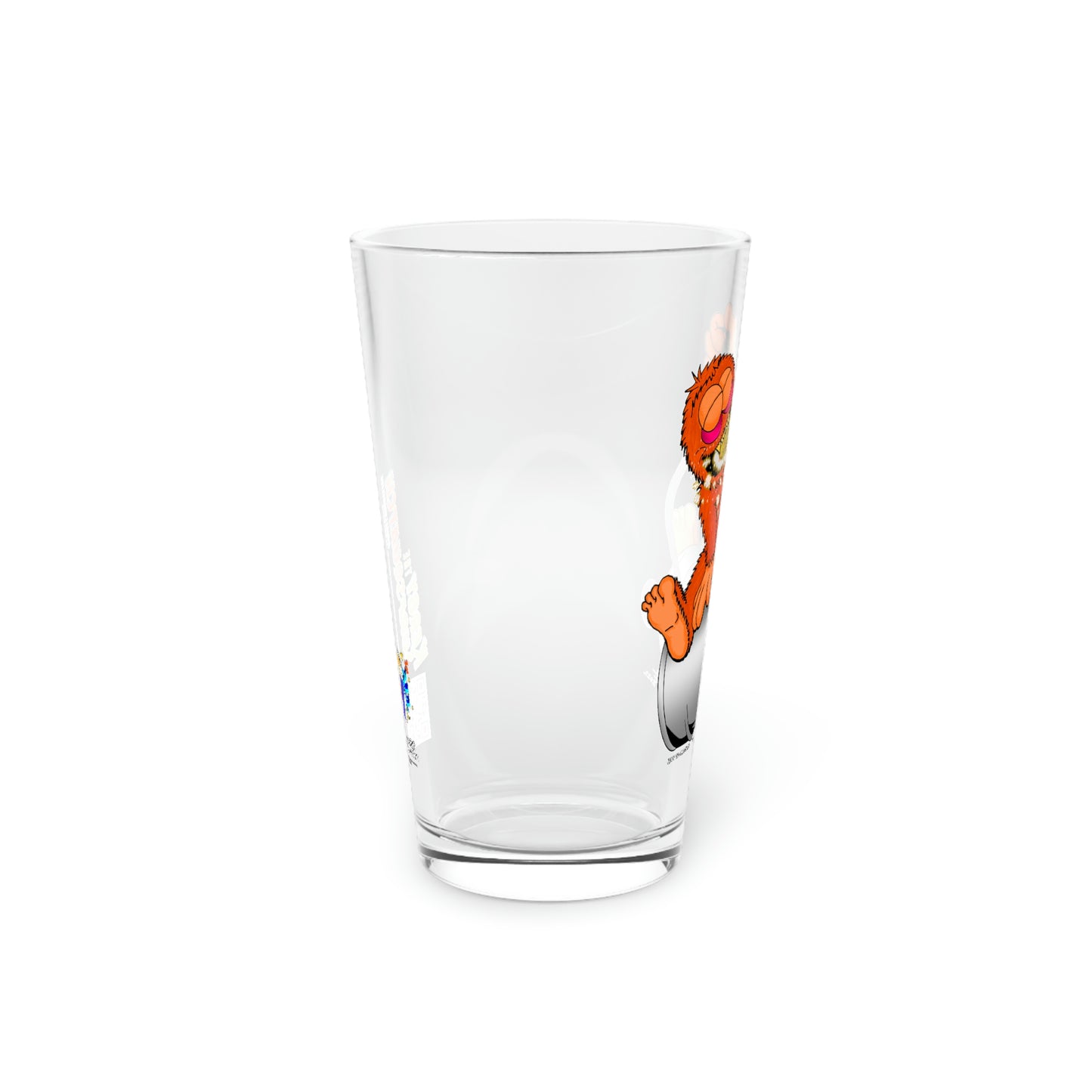 Kerby the Surfsquatch - Dr. Strangebrew -  Pint Glass, 16oz