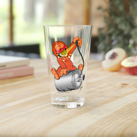 Kerby the Surfsquatch - Dr. Strangebrew -  Pint Glass, 16oz